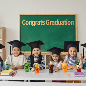 Ruisita 50-pack graduation cups ready for large celebrations.