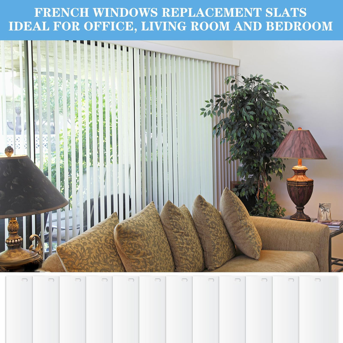 RUIYELE smooth, comfortable-to-touch slat surfaces