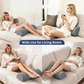 Ruizman multiuse pillow enhances bed, sofa, or chair comfort.