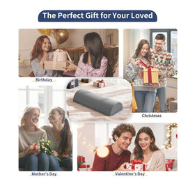 Ruizman stable memory foam pillow resists flattening for lasting comfort.