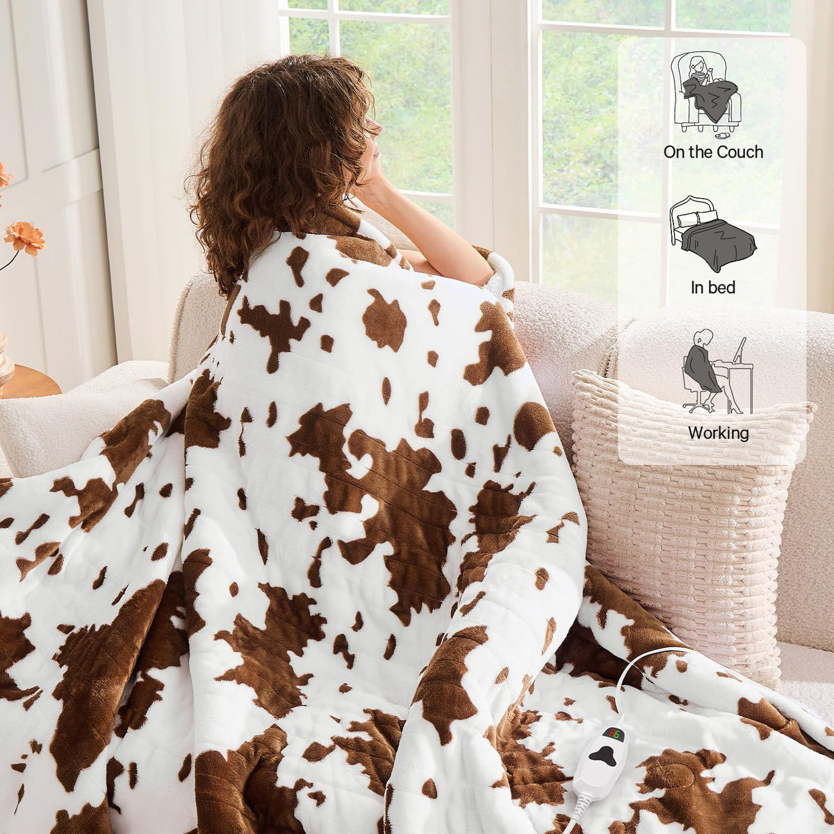 RUJIPO cozy throw enhances comfort in bedroom or living room