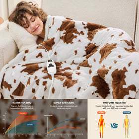 RUJIPO sherpa fleece blanket adds plush comfort for couch lounging