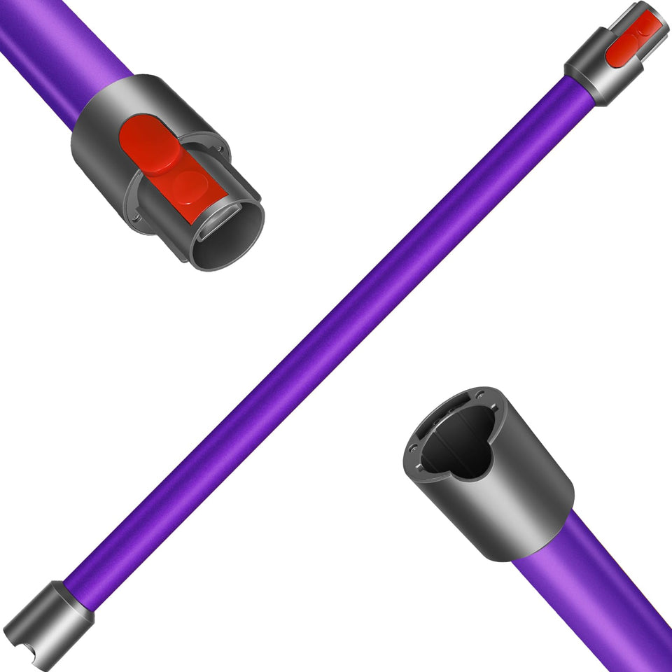 RUKHOOL Dyson extension wand 28.7 inches extends cleaning reach to ceilings and corners.