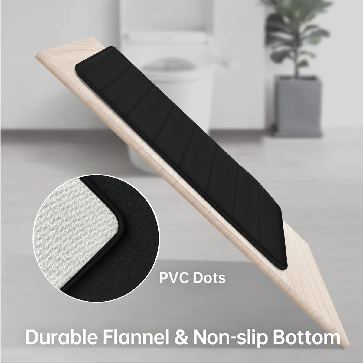 RUN HELIX absorbent coral velvet surface dries feet quickly after showers