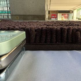 RUN HELIX three-layer absorbent bath rug keeps floors dry quickly