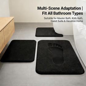 RUN HELIX small 16x24 bath rug ideal for compact vanity areas