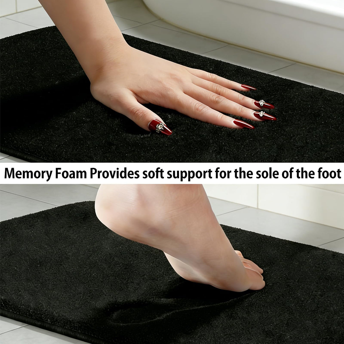 RUN HELIX fast-drying bath mats ideal for daily use