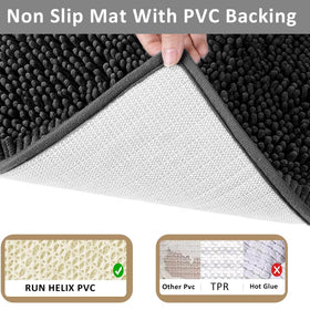 RUN HELIX PVC anti-slip backing prevents slipping on smooth floors.