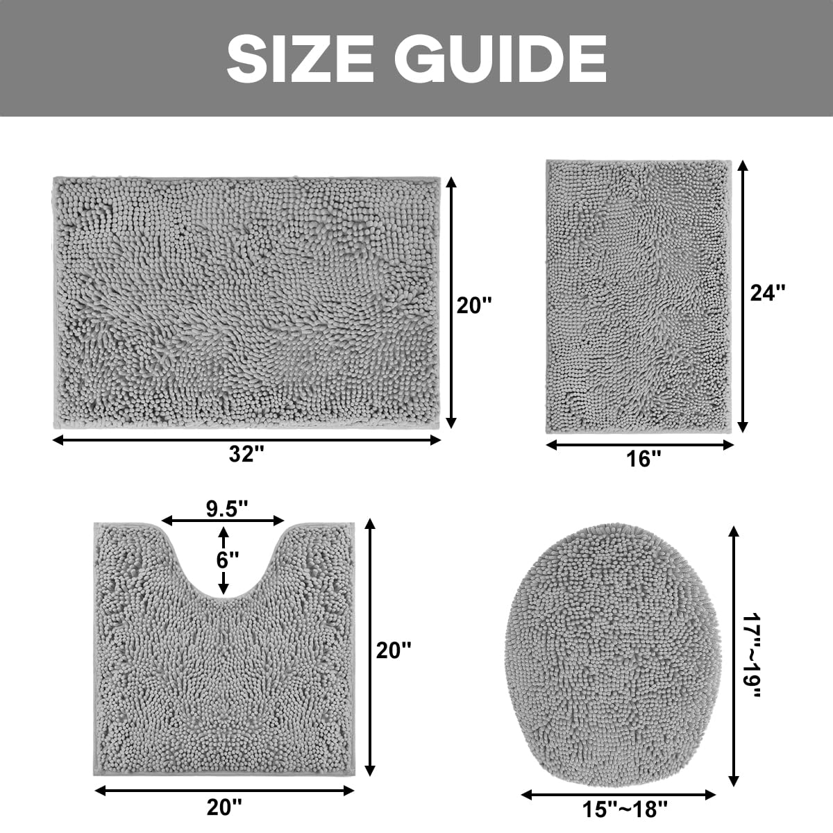 Run Helix large bathroom mat soaks up damp after showers