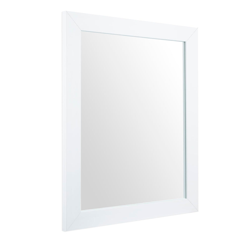 Ruomeng rectangular wall mirror 16x20 front view enhances light and room feel.