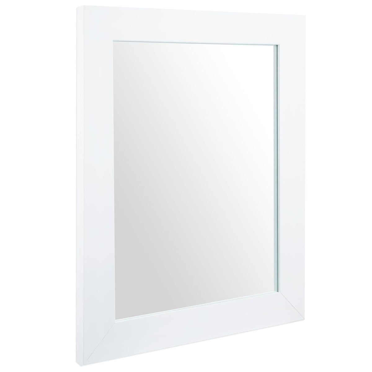 Ruomeng wall mirror 12x16 with white frame for entryways