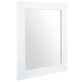 Ruomeng wall mirror 12x16 with white frame for entryways