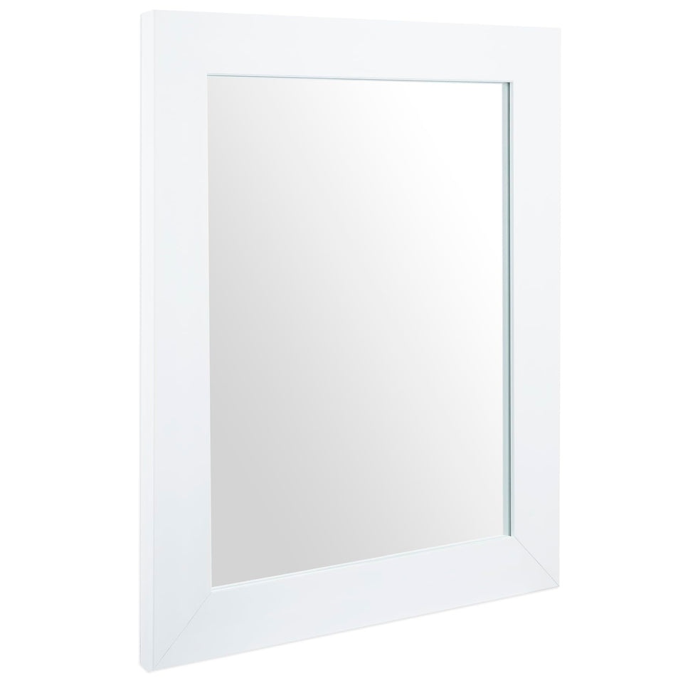 Ruomeng wall mirror 12x16 with white frame for entryways