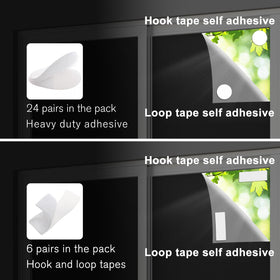RUseeN quick-fit setup with 30 tapes fits windows in minutes.