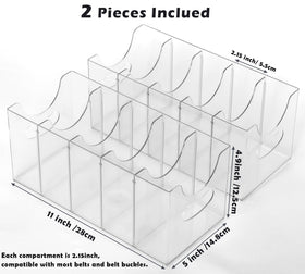 Multi-purpose bins are suitable for ties, socks, and more.