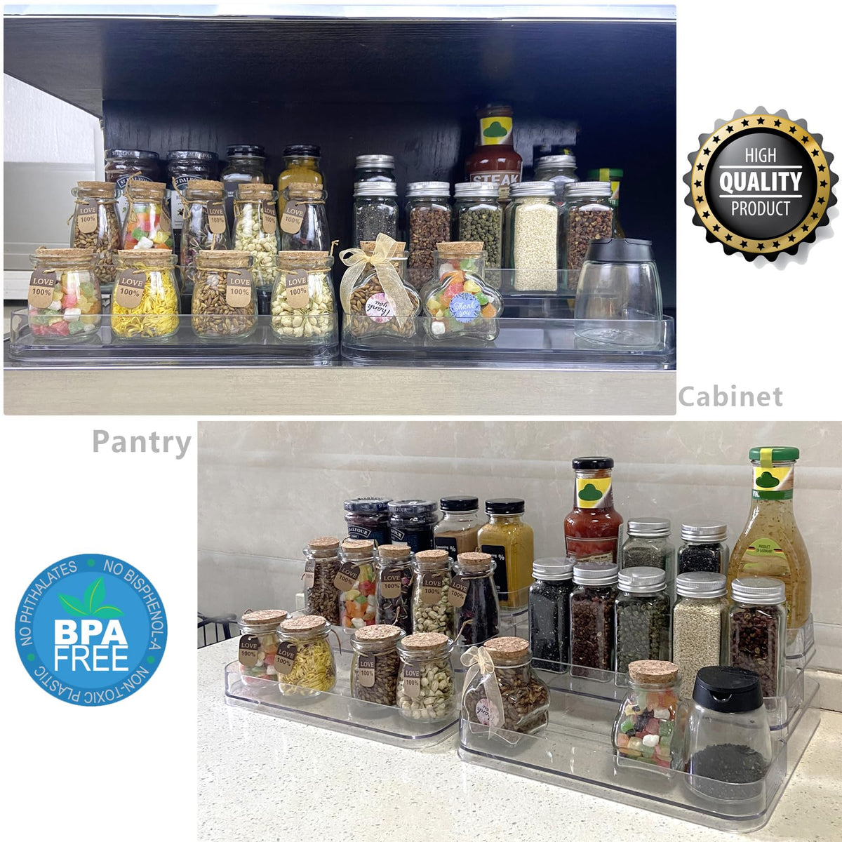 Versatile Rusnugic setup for kitchen or bathroom countertops.