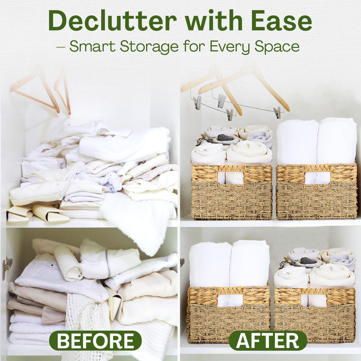 Rustic Home Resources blanket storage basket ideal for blankets and towels.