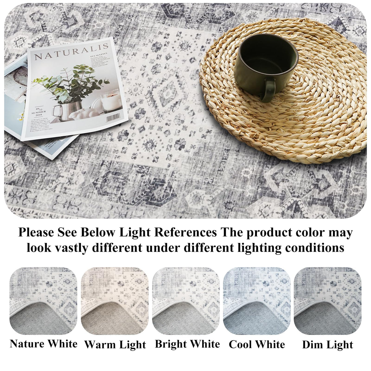 RUUGME versatile-use rug works in hallway, kitchen, and living areas.