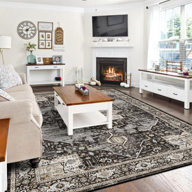 RUUGME non-slip backing keeps rug stable on floors