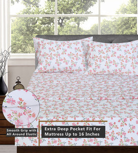 RUVANTI Bloomex pillowcase pair coordinates with hotel-style bedding.