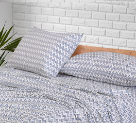 RUVANTI cotton percale care makes machine washing simple and convenient.