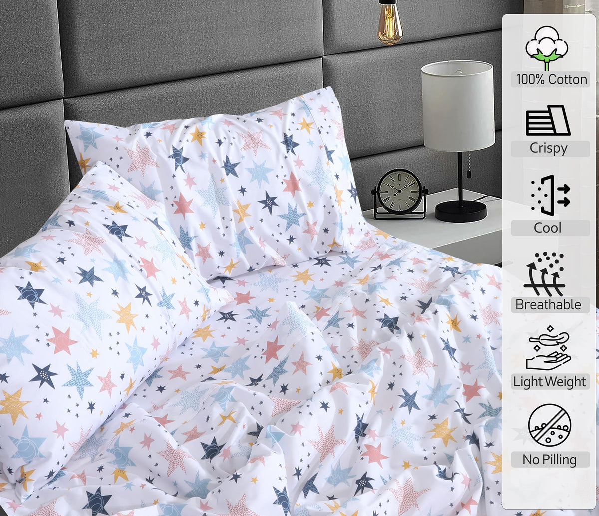 RUVANTI pillowcases in crisp percale for softer, cooler nights