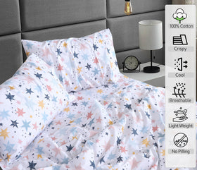RUVANTI pillowcases in crisp percale for softer, cooler nights