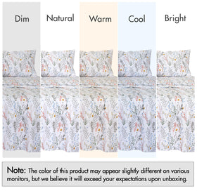 RUVANTI cotton percale weave demonstrating breathability for cool nights