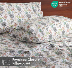 RUVANTI Dandelion Field bedding setup demonstrating cool, breathable comfort for summer nights