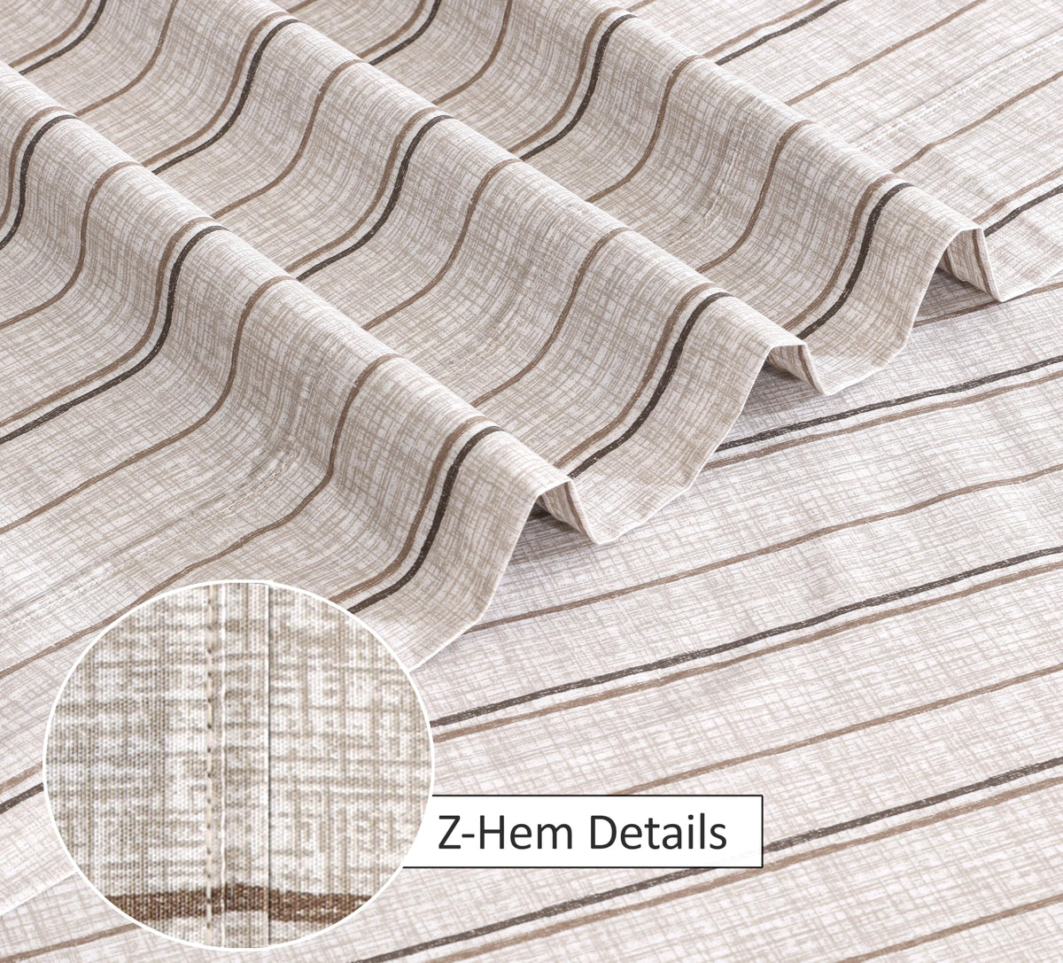 RUVANTI deep-pocket queen sheets demonstrate secure fit on 10 to 18 inch mattresses.