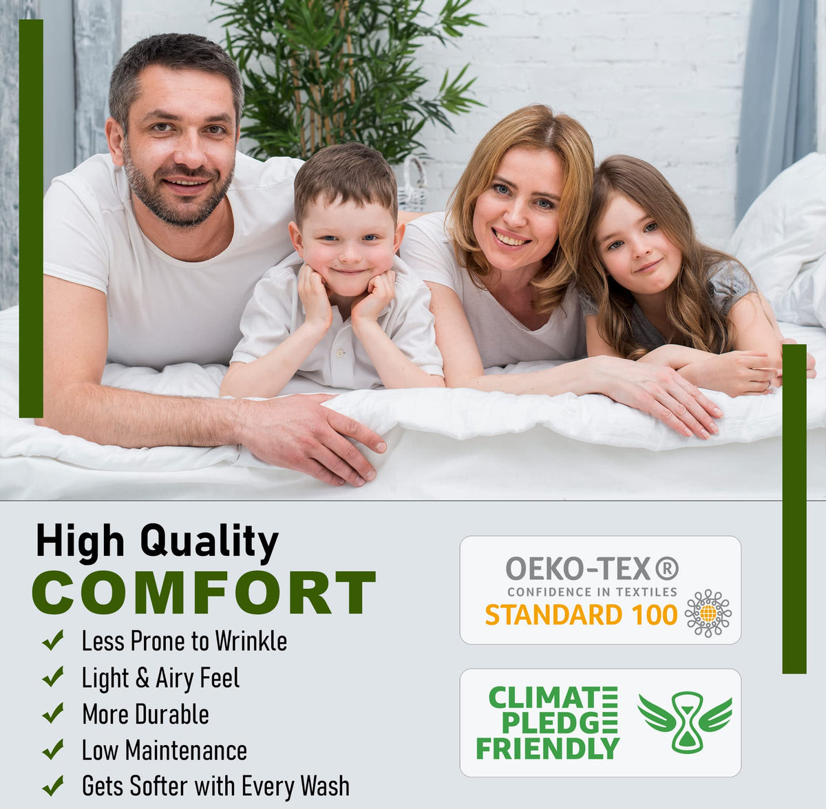RUVANTI durable, easy-care bedding designed for daily use
