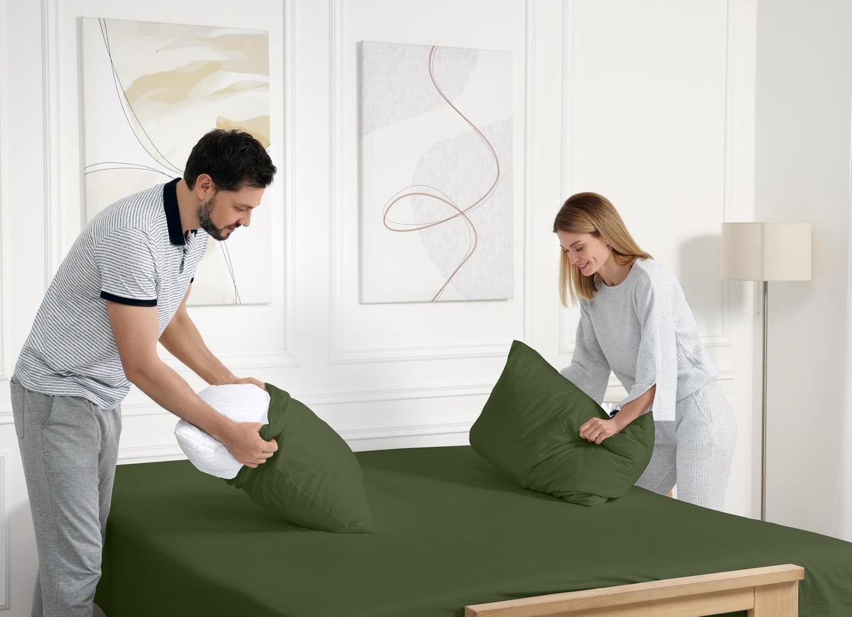 RUVANTI crisp hotel style feel that softens with washing over time