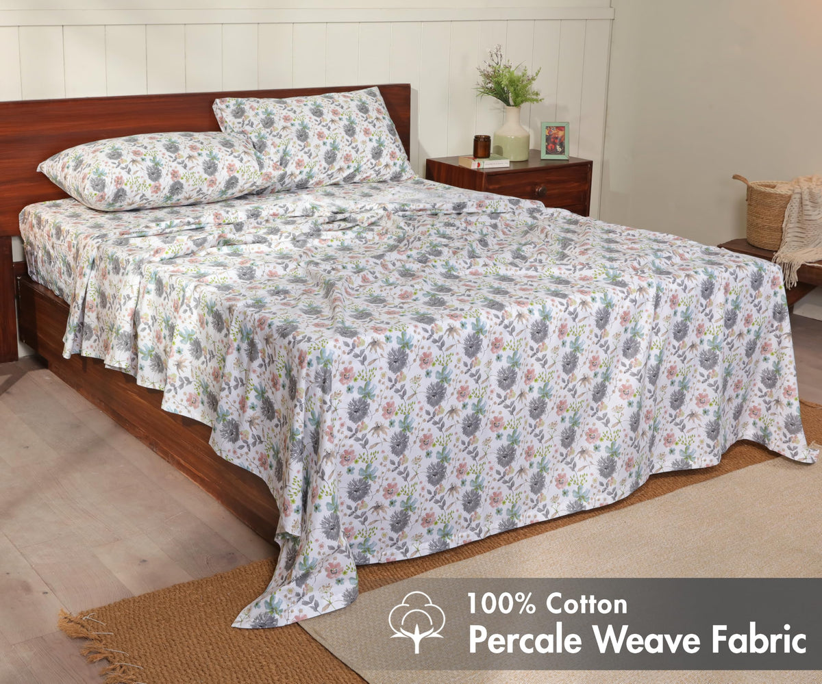 RUVANTI percale cooling fabric enhances breathability in hot nights.