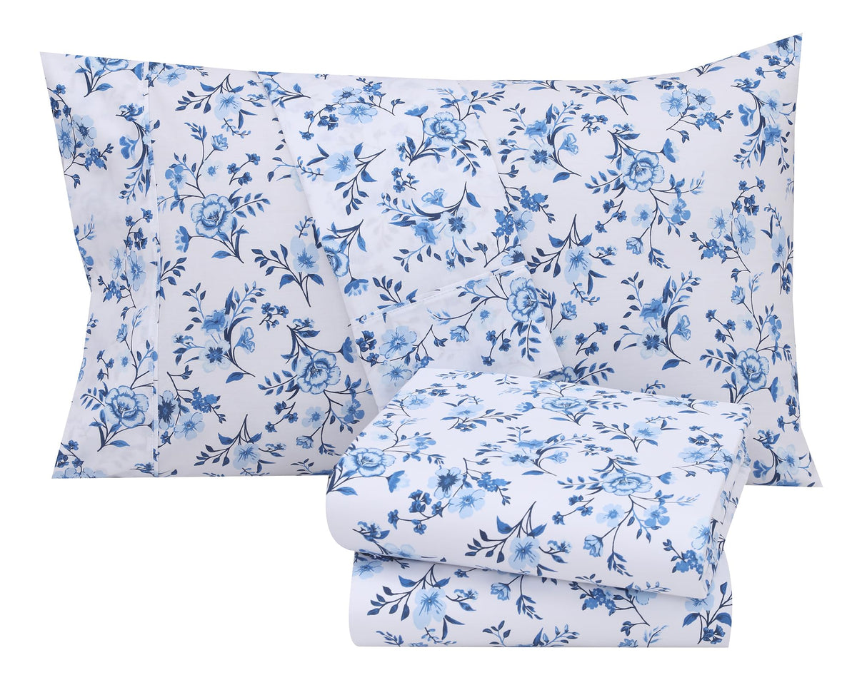 RUVANTI breathable cotton percale bedding supports year-round comfort.