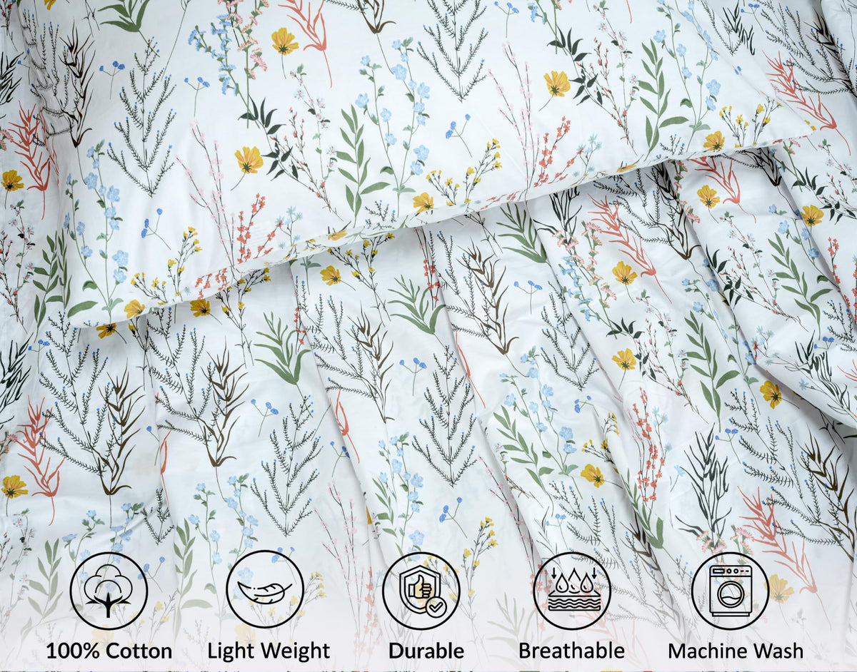 RUVANTI crisp percale weave delivers a light airy feel for hot sleepers.