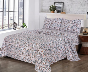 RUVANTI deep-pocket fitted sheet demonstrates secure 16-inch fit.
