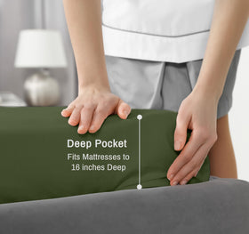 RUVANTI natural cotton sheets are machine washable for everyday use