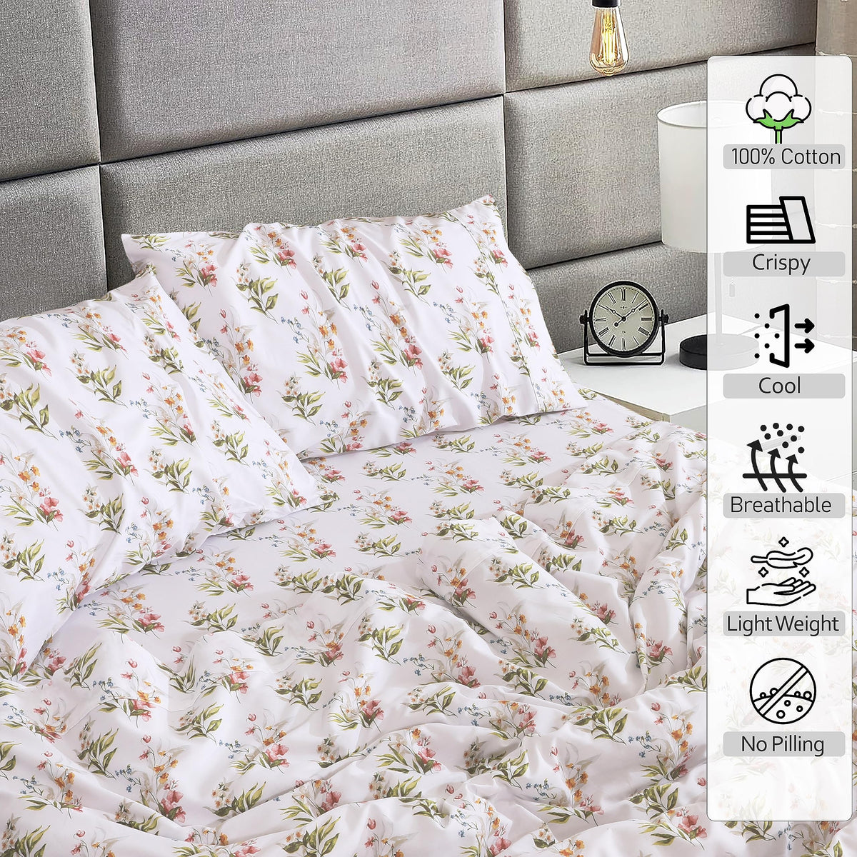 RUVANTI king pillowcases 20x40 for soft, durable sleep