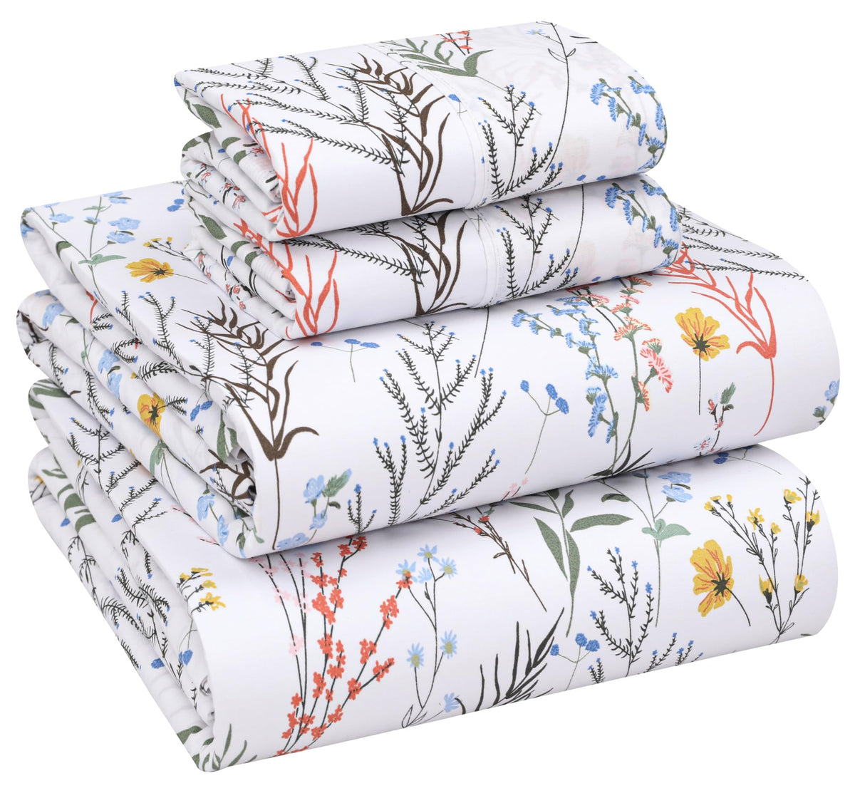 RUVANTI queen cooling percale sheets—enhanced airflow for hot sleepers.