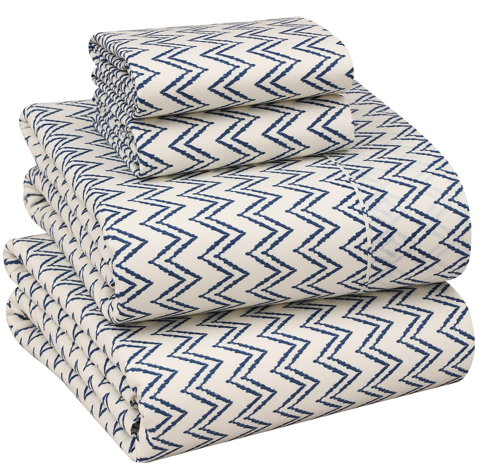 RUVANTI cooling percale sheets for queen size promote airy, breathable sleep.