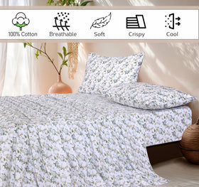 RUVANTI percale close-up reveals airy weave and lightweight feel