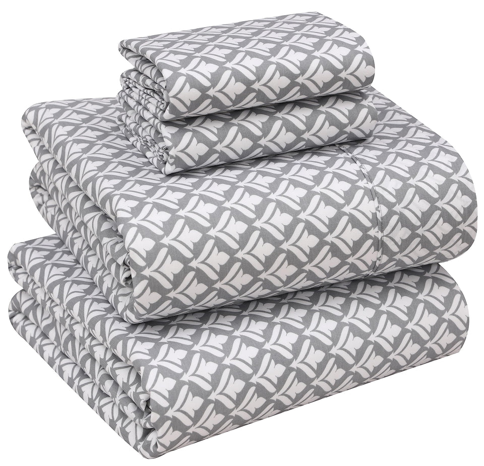 RUVANTI crisp-texture percale sheets for queen beds promote cooling comfort