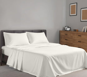 RUVANTI queen fitted sheet with deep pocket stays secure on mattress