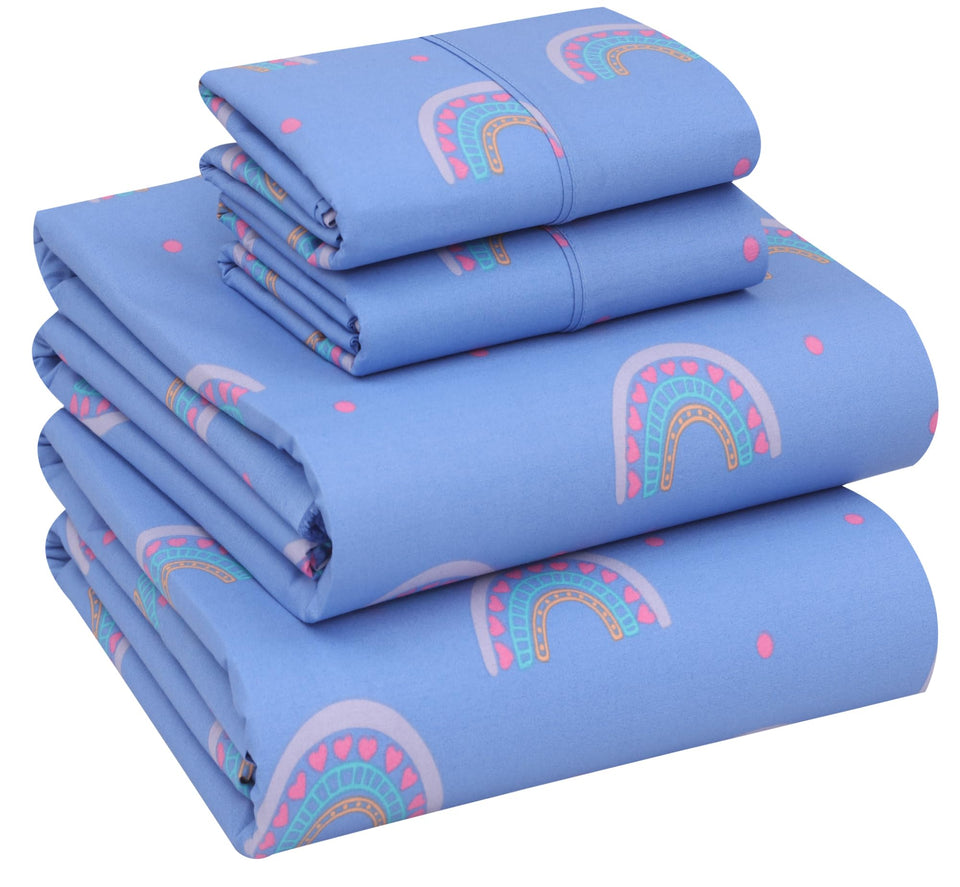 RUVANTI queen flat sheet showing crisp percale weave for cool, breathable nights