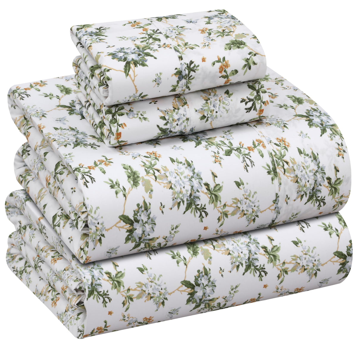 RUVANTI queen flat sheet shows cooling, breathable percale for hot sleepers