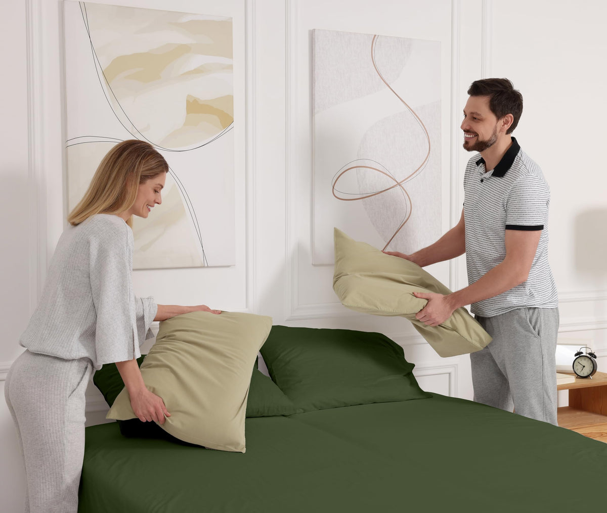 RUVANTI cotton may wrinkle slightly after washing, adding casual texture.