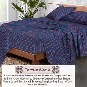 RUVANTI pillowcases on bed show breathable, soft fabric.