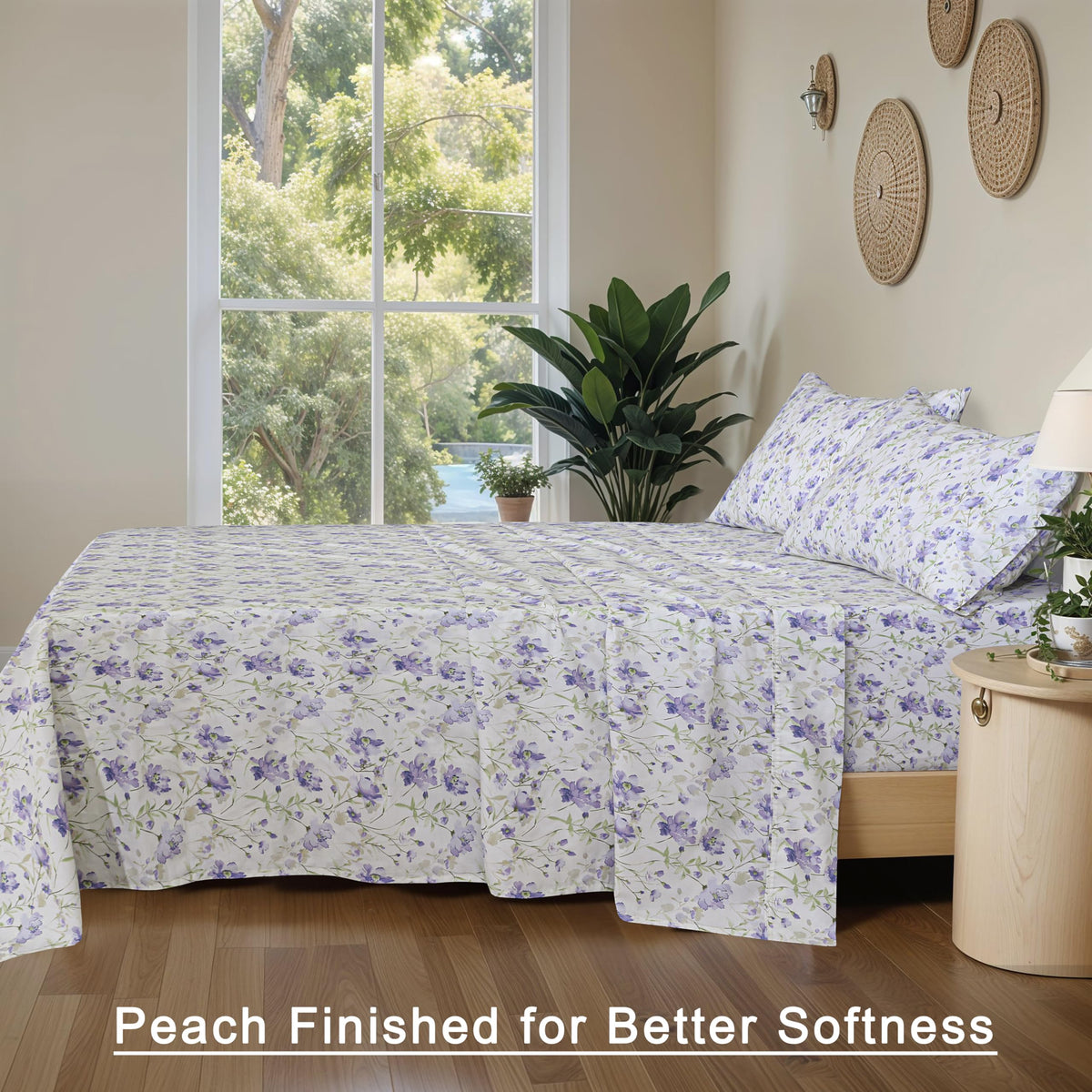 Ruvanti sheets are easy care and machine washable for everyday convenience.
