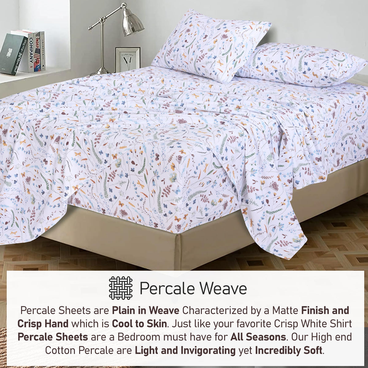 RUVANTI sheets after washing show relaxed wrinkles like natural cotton.