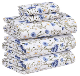 RUVANTI split-king sheets in crisp cooling percale for hot sleepers.
